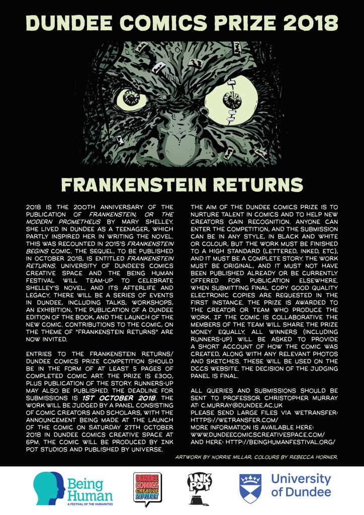 DUNDEE COMICS PRIZE 2018